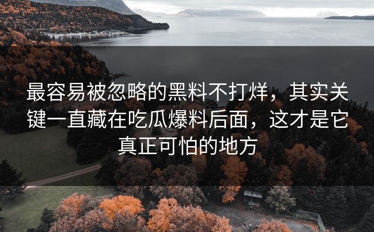 最容易被忽略的黑料不打烊,其实关键一直藏在吃瓜爆料后面,这才是它真正可怕的地方 最容易被忽略的黑料不打烊,其实关键一直藏在吃瓜爆料后面,这才是它真正可怕的地方